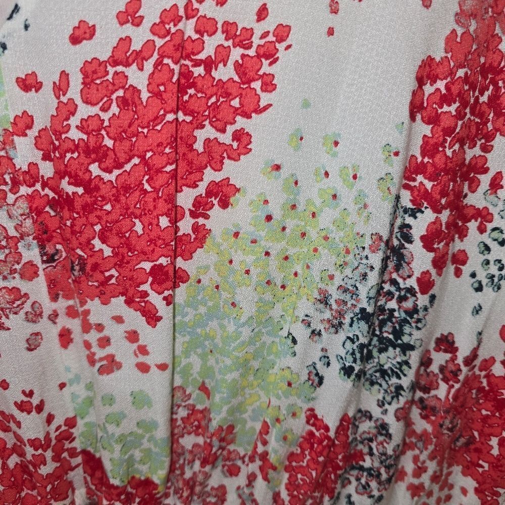 LUCKY BRAND Floor Length Floral Boho Sleeveless Dress. - Picture 3 of 11